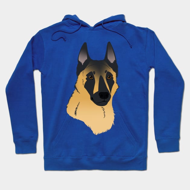 SimpliciTee - Malinois Hoodie by Larthan